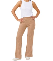 Rip Curl Mid Rise Cozy Flare Rib Knit Pants