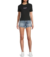 Rip Curl Neon Isle Short Sleeve Fitted T-Shirt