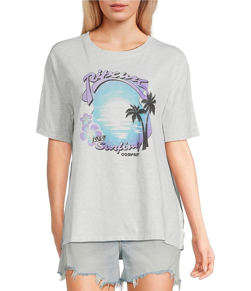 Rip Curl Neon Isles Short Sleeve Relaxed Fit T-Shirt