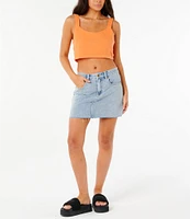 Rip Curl Premium Surf Printed Double Weave Crop Tank Top