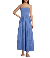 Rip Curl Premium Surf Strapless Open Back Maxi Dress