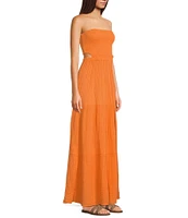Rip Curl Premium Surf Strapless Open Back Maxi Dress