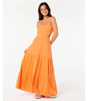 Rip Curl Premium Surf Strapless Open Back Maxi Dress