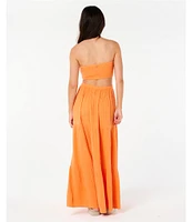 Rip Curl Premium Surf Strapless Open Back Maxi Dress