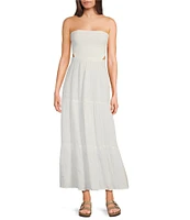 Rip Curl Premium Surf Strapless Open Back Maxi Dress
