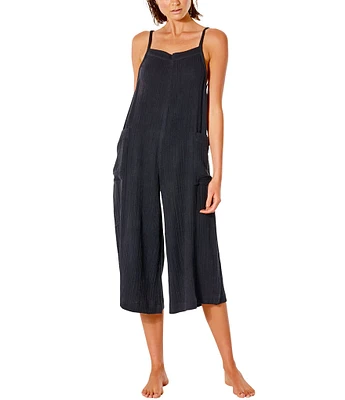 Rip Curl Premium Surf Wide Leg Crop Jumpsuit