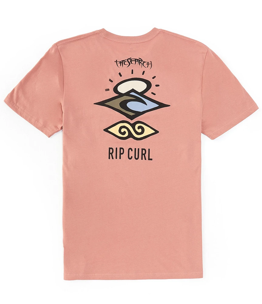 Rip Curl Search Icon Short Sleeve Jersey Graphic T-Shirt