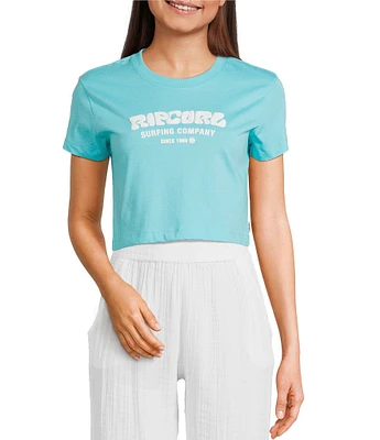 Rip Curl Surf Puffed Screenprint Short Sleeve Baby T-Shirt