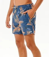 Rip Curl Surf Revival Floral 16#double; Outseam Volley Shorts