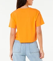 Rip Curl Tokens Short-Sleeve Cropped T-Shirt