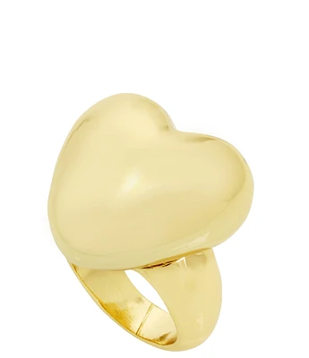 Robert Lee Morris Soho Puffy Heart Cocktail Ring