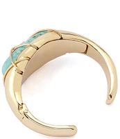 Robert Lee Morris Soho Turquoise Stone Cuff Bracelet