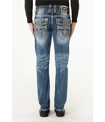 Rock Revival Ares Alternate Straight-Leg Jeans