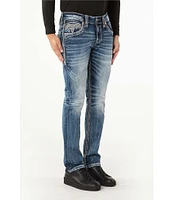 Rock Revival Ares Alternate Straight-Leg Jeans