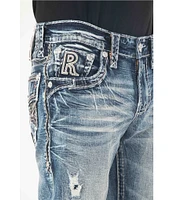 Rock Revival Arjan Straight Leg Destructed Jeans