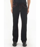 Rock Revival Arther Straight Custom Matte Black On Black Hardware Jeans