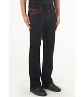 Rock Revival Arther Straight Custom Matte Black On Black Hardware Jeans