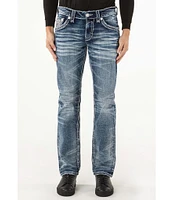 Rock Revival Benjey Straight Leg Embroidered Jeans