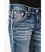 Rock Revival Benjey Straight Leg Embroidered Jeans