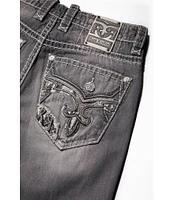 Rock Revival Danielle Straight Leg Distressed Jeans