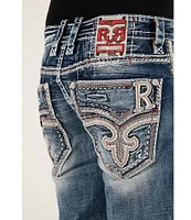 Rock Revival Jakub Straight Leg 5-Pocket Destructed Jeans