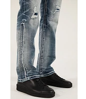 Rock Revival Jakub Straight Leg 5-Pocket Destructed Jeans