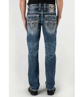 Rock Revival Julian Straight Leg 32#double; Denim Jeans