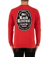 Rock Revival Long Sleeve Rock Revival Denim Graphic T-Shirt