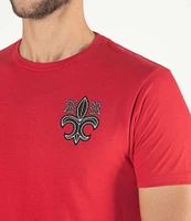 Rock Revival Old English Fleur-De-Lis Logo Short Sleeve Graphic T-Shirt