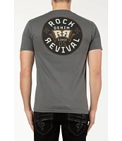 Rock Revival Short Sleeve Circle Graphic Logo T-Shirt