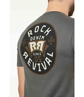 Rock Revival Short Sleeve Circle Graphic Logo T-Shirt