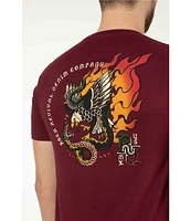 Rock Revival Short Sleeve Eagle Flame Graphic T-Shirt