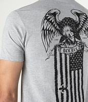 Rock Revival Short Sleeve Eagle & American Flag Graphic T-Shirt