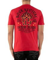 Rock Revival Short Sleeve Flame Graphic T-Shirt