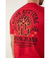 Rock Revival Short Sleeve Flame Graphic T-Shirt
