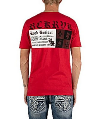 Rock Revival Short Sleeve Fleur Box T-Shirt