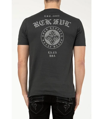 Rock Revival Short Sleeve Old English Lettering Graphic T-Shirt