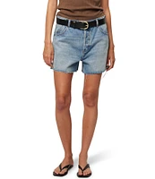 Rolla's 90's Relaxed Mid Rise Raw Hem Denim Shorts
