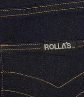 Rolla's Gigi Barrel Ava Mid Rise Wide Leg Jeans