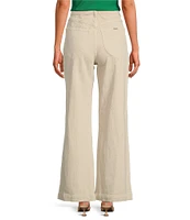 Rolla's High Rise Sailor Comfort Off White Wide Leg Jeans