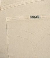 Rolla's High Rise Sailor Comfort Off White Wide Leg Jeans
