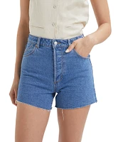 Rolla's Original High Rise New York Blue Denim Shorts