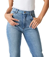 Rolla's Original Straight Denim High Rise Jeans