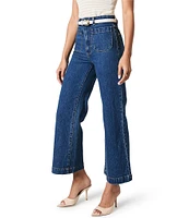 Rolla's Sailor Denim High Rise Slim Wide Leg Jeans