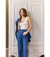 Rolla's Sailor Denim High Rise Wide Leg Jeans