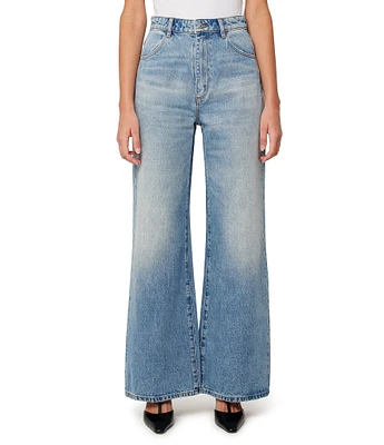 Rolla's Studio Flare Brent Relaxed High-Rise Wide-Leg Jeans