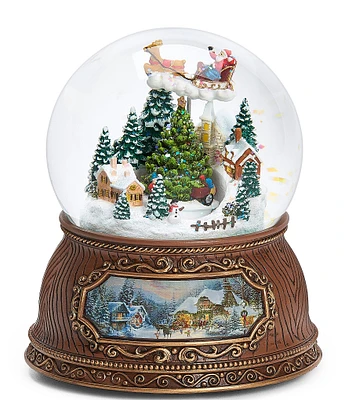 Roman 5.7 Inch Musical Wind Up Glitterdome