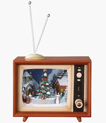 Roman Musical LED Christmas TV