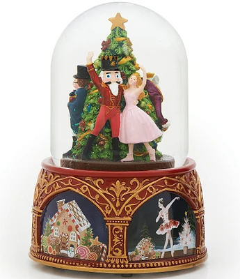 Roman Musical Rotating Nutcracker Ballet Glitterdome