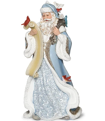 Roman Santa With Feathered Friends Figurine